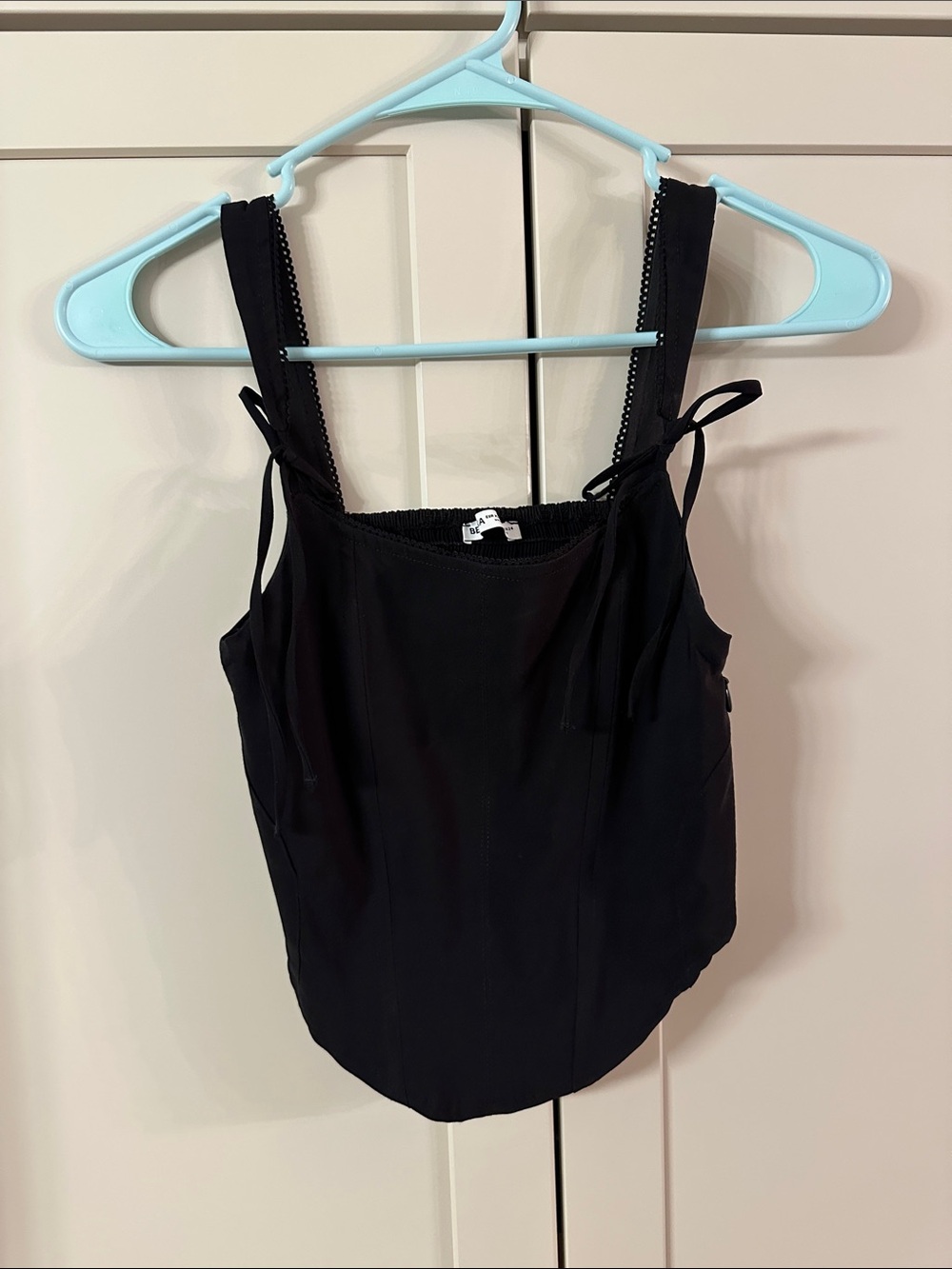 Bershka Black Corset Top